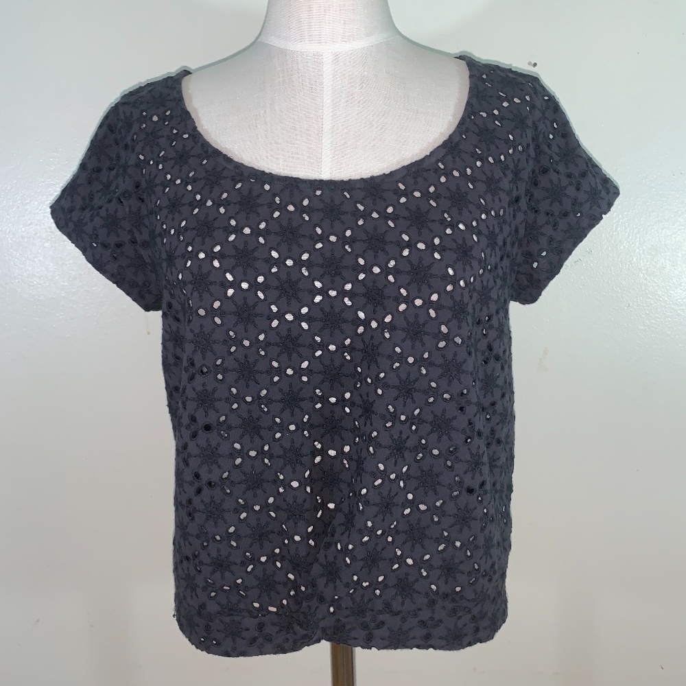 Navy Blue Women's Top